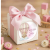 Personalizowane Naklejki 5cm - Miś w Balonie Różowy (Zestaw 12 szt.) - Roczek / Chrzest/Urodziny